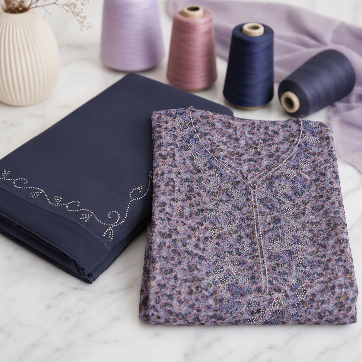 Ladies Jalabia Cotton With Shella 3.5 Meter