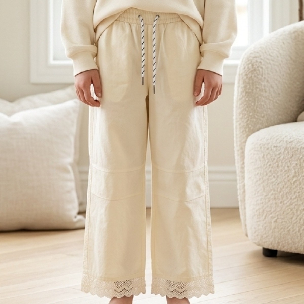 Girls Wide Leg Pants