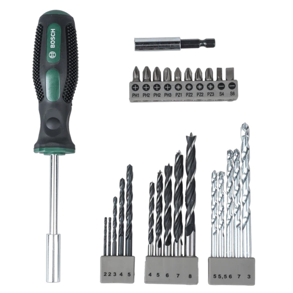 Bosch Drill and Screw Driver Bit Set 27 Pieces