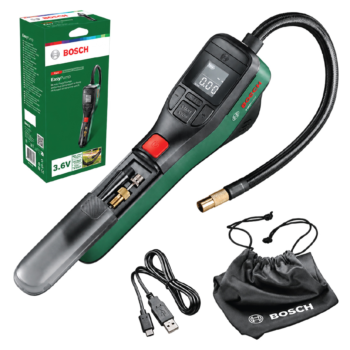 Bosch Easy Pump Digital Air Pump 3.6V