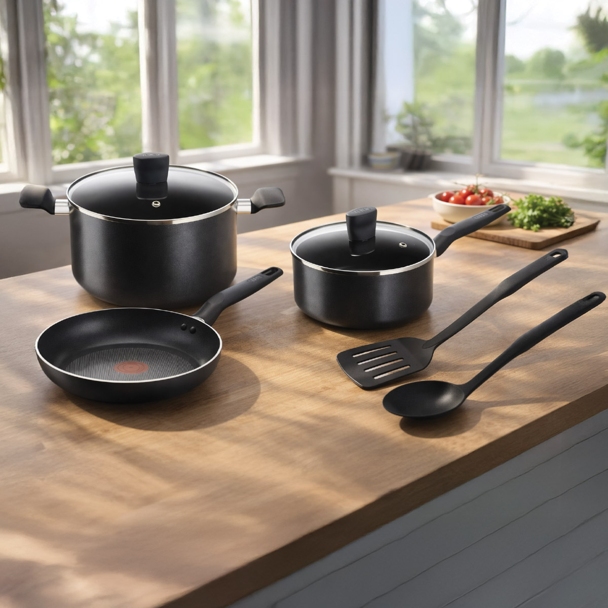 Tefal Supercook 7 Pieces Non Stick Cookware Set | Kitchenware | Cookware | Cookware Sets