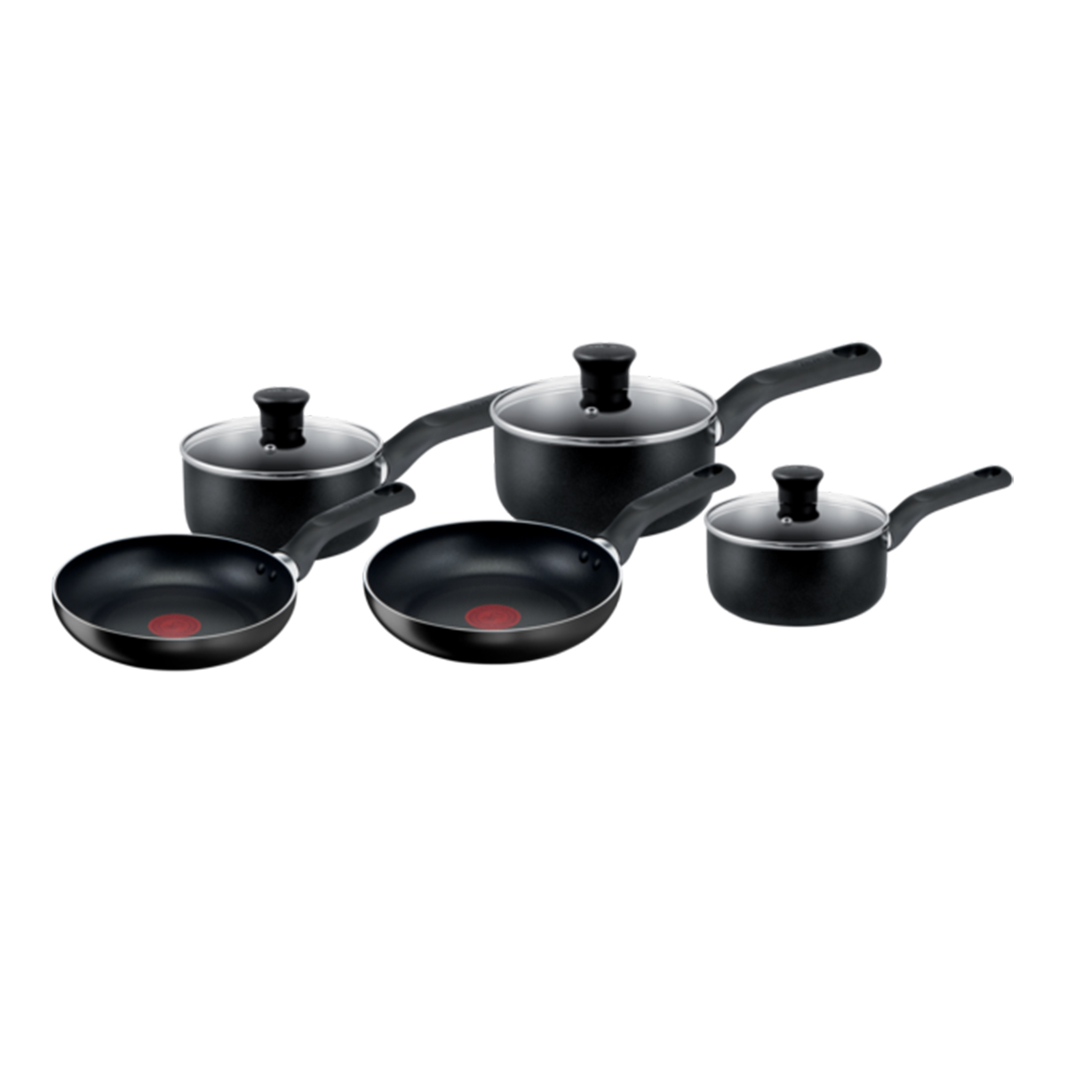 Tefal Essential Non-Induction 5pc Set of Pans Aluminum