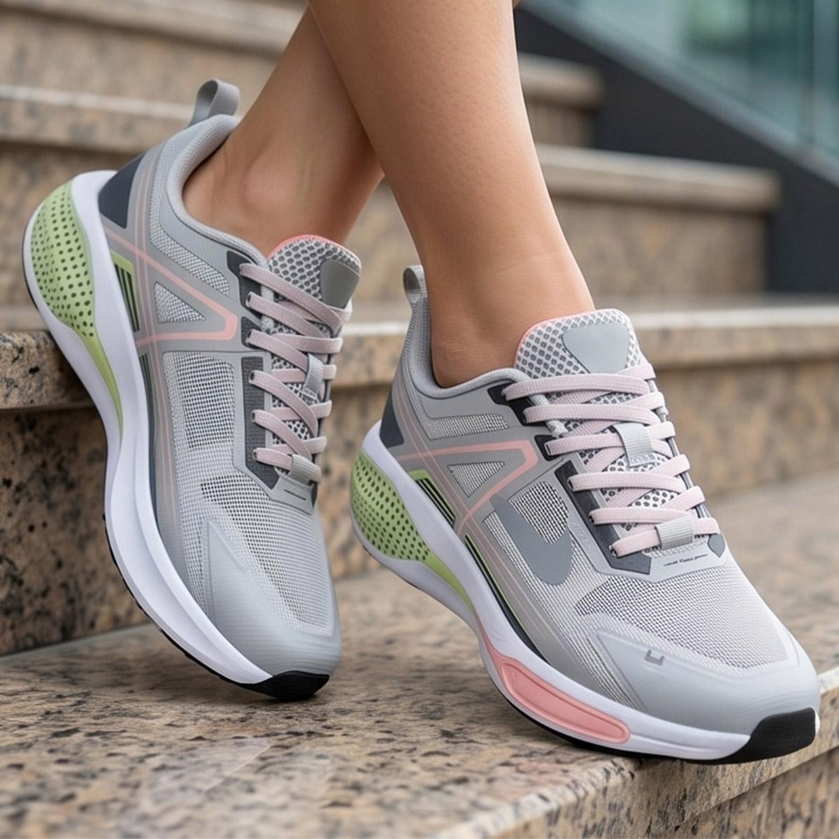 Ladies Sports Shoes Grey