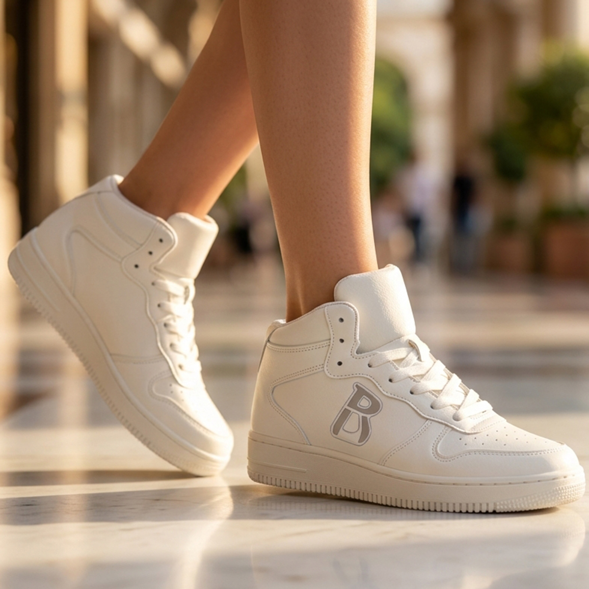 Ladeis Sneakers Shoes With Lace