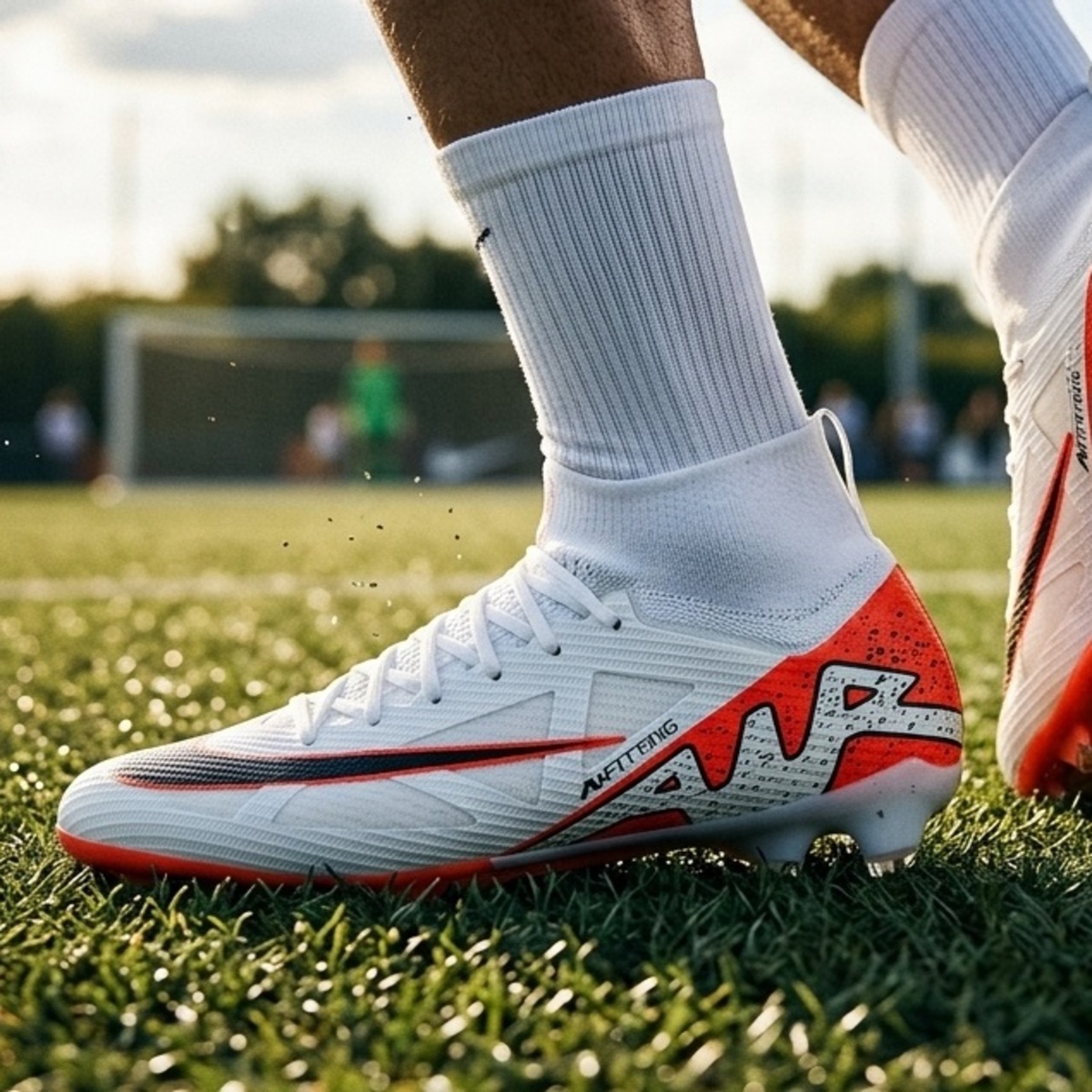 حذاء كرة قدم رجالي أبيض | رجال | أحذية رجالية | Men Sports Shoes