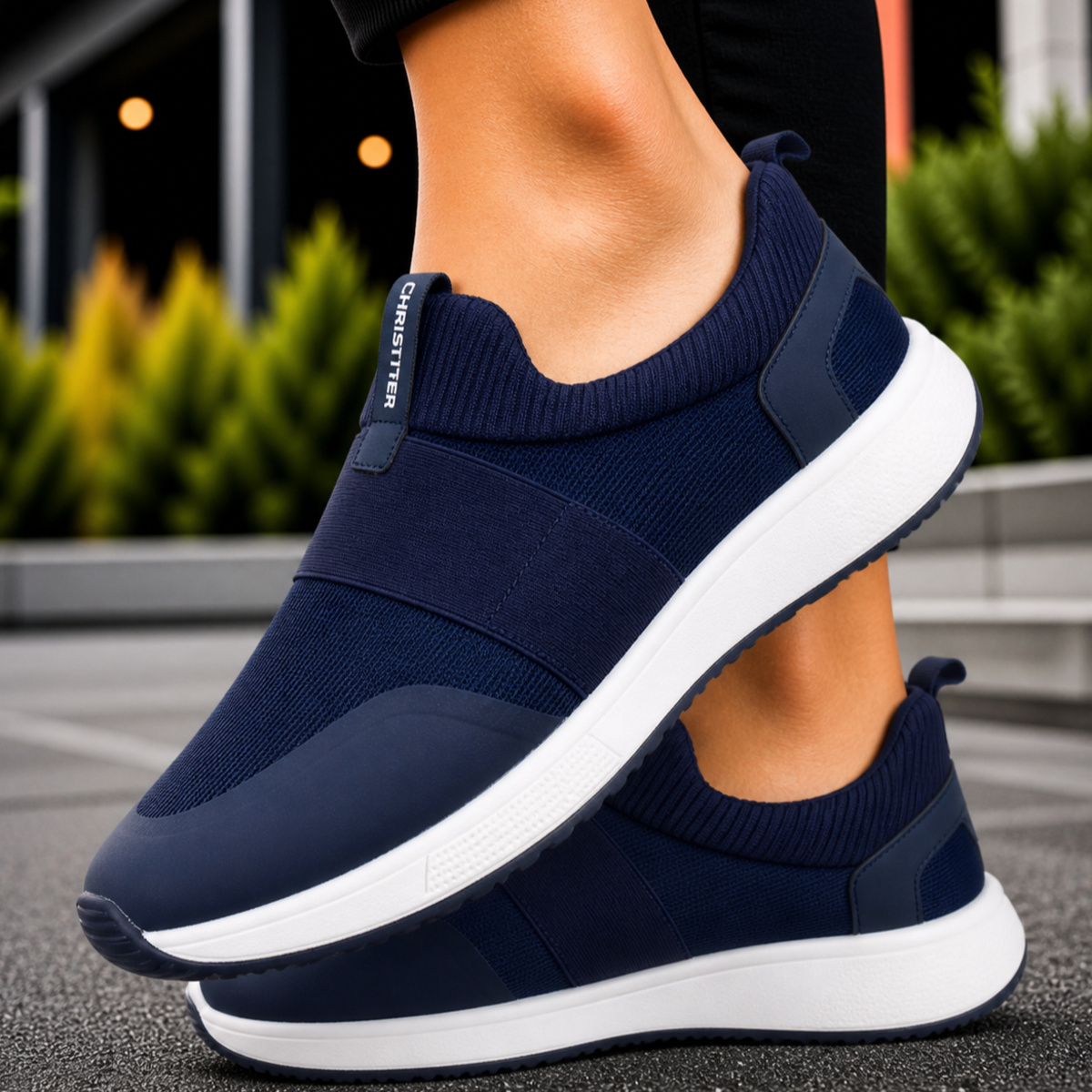 Men Sneakers Without Lace