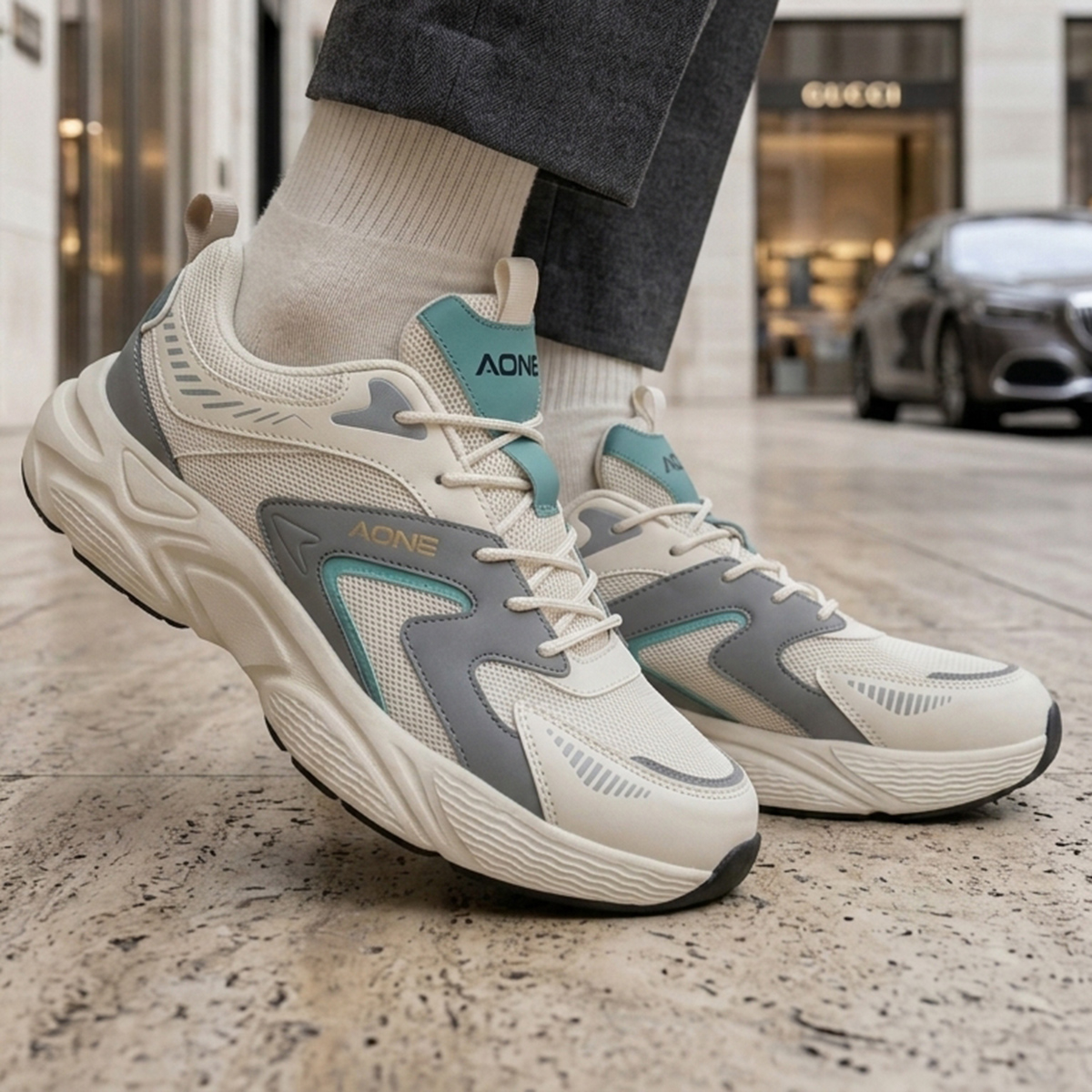 Mens Sneaker With Lacce