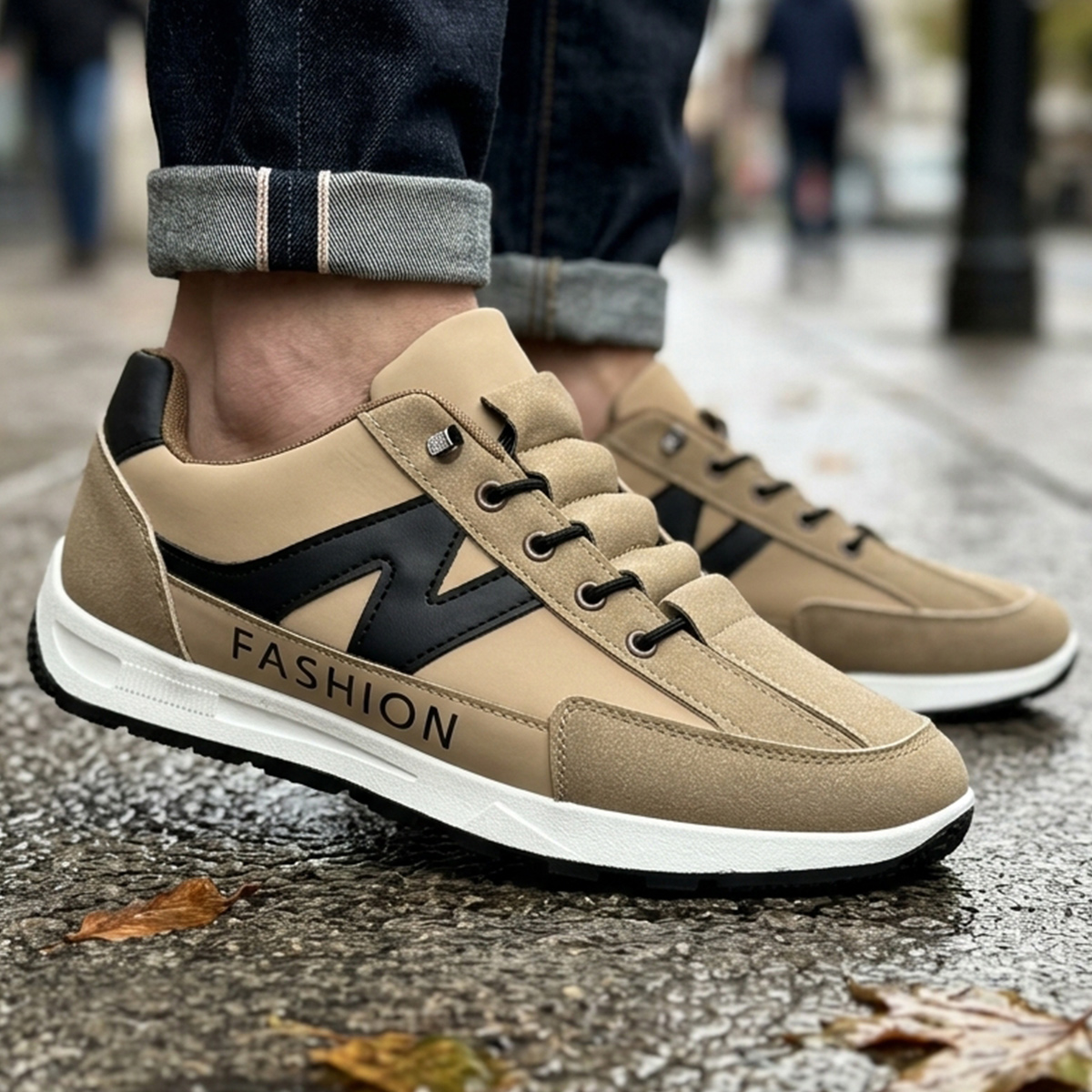 حذاء رياضي رجالي برباط | رجال | أحذية رجالية | Men Casuals
