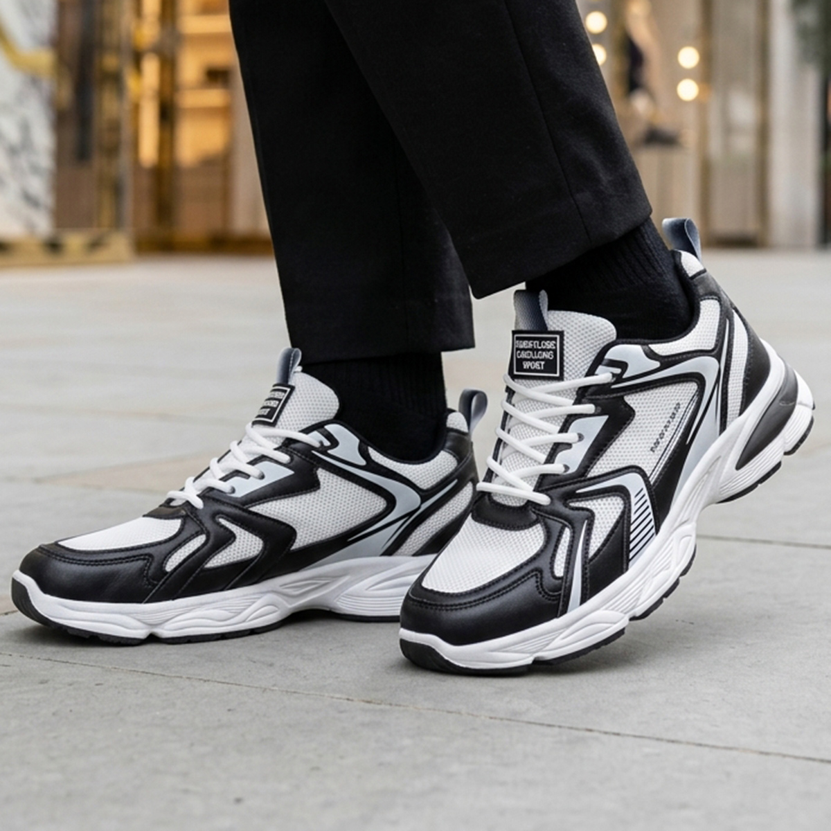 Mens Sneaker Shoes Wth Lace