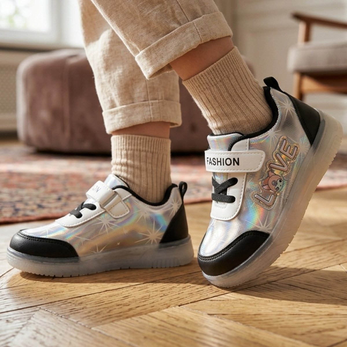 Baby Girls Led Sport Shoes