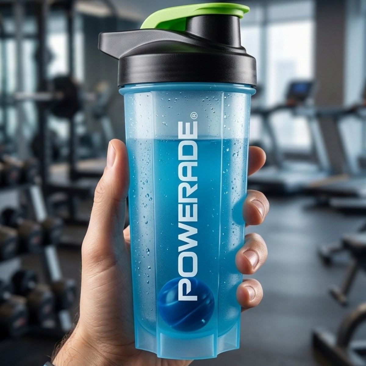 Powerade Gym Protein Shaker Bottle