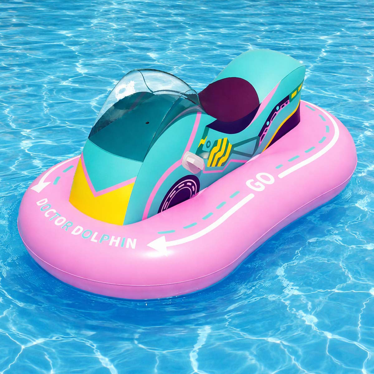 Swimming Motor Cycle Float