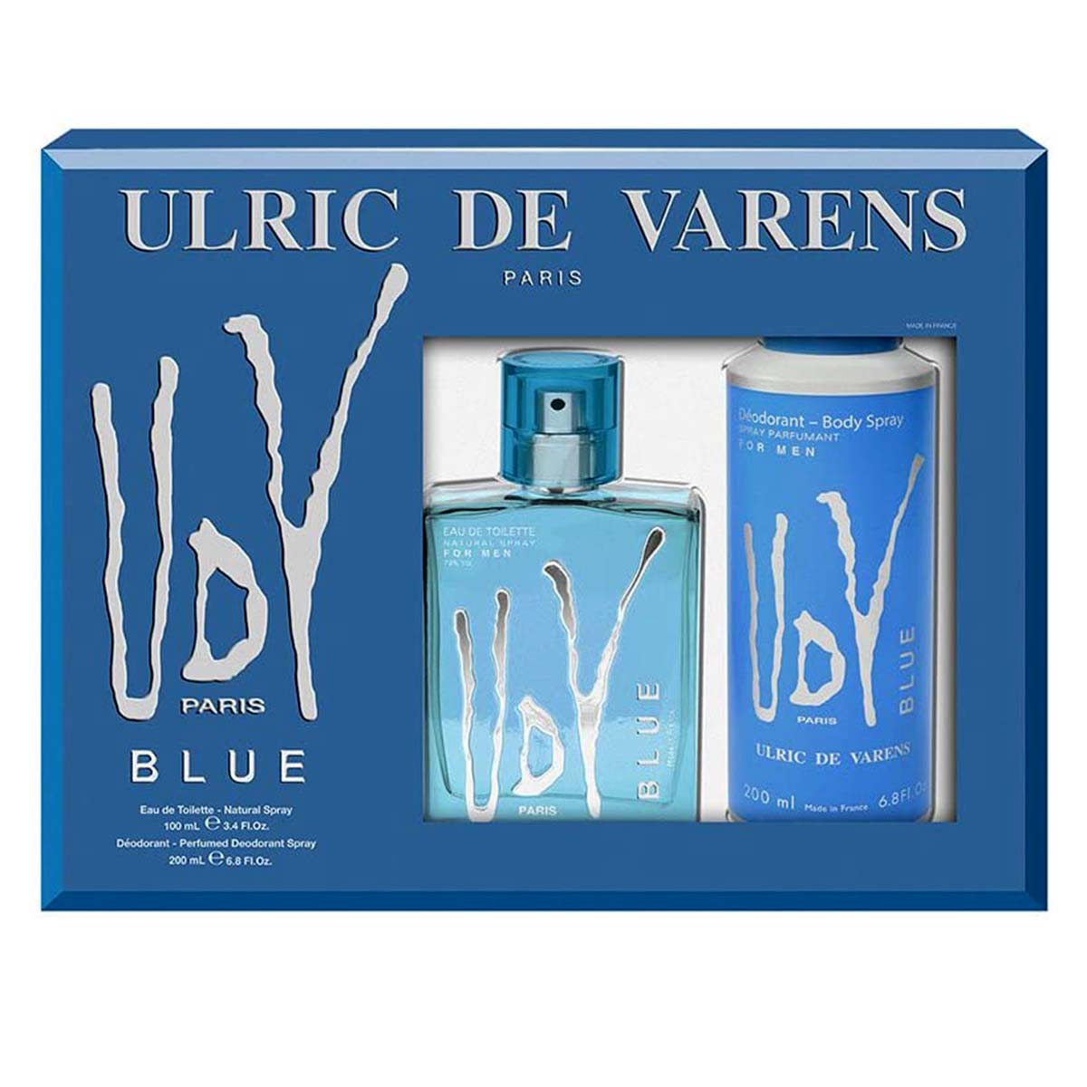Ulric De Varens Blue Coffret Eau de Toilette 100ml & Deodorant 200ml