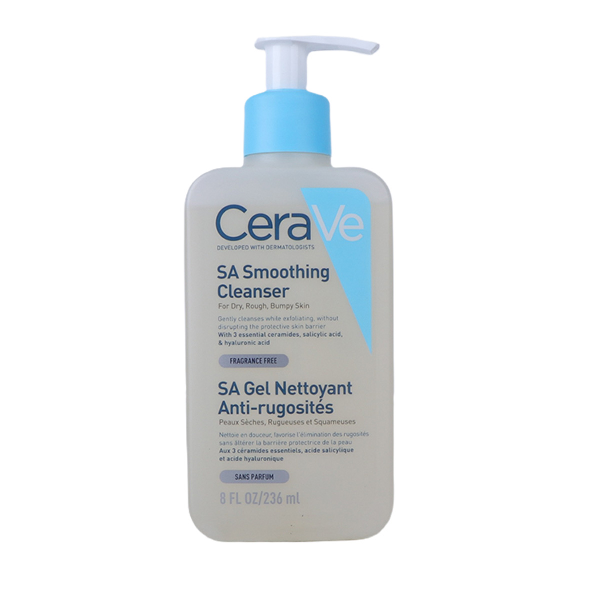 CeraVe SA Smoothing Cleanser For Dry, Rough, Bumpy Skin 236ml