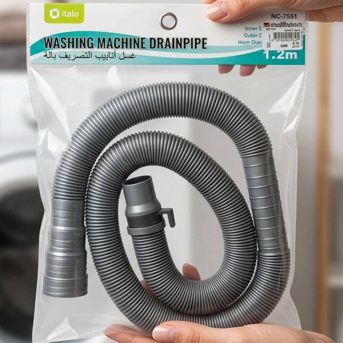Italo Washing Machine Drain Pipe 1.2 Meter