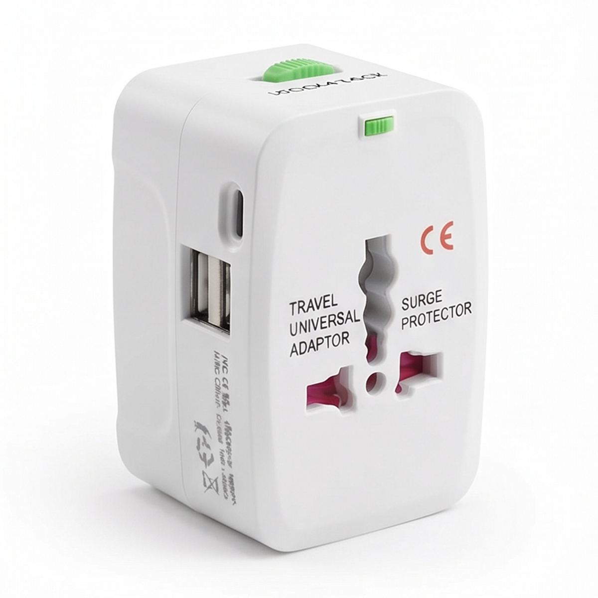 All-in-One Worldwide Universal Travel Adapter Block