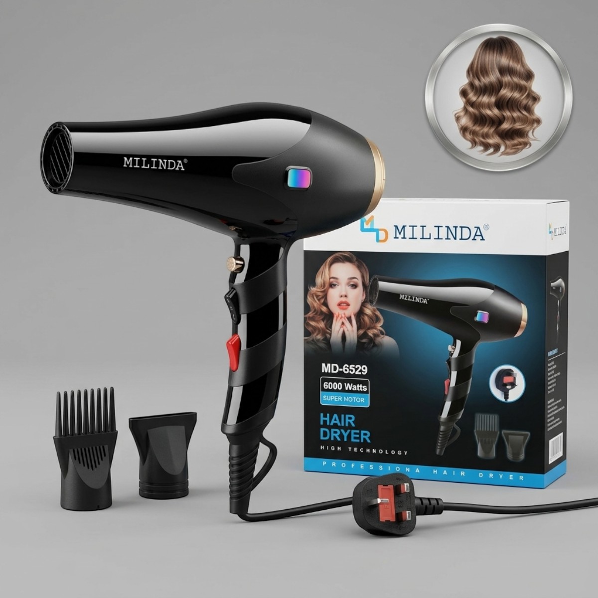 MILINDA Hair Dryer 6000W