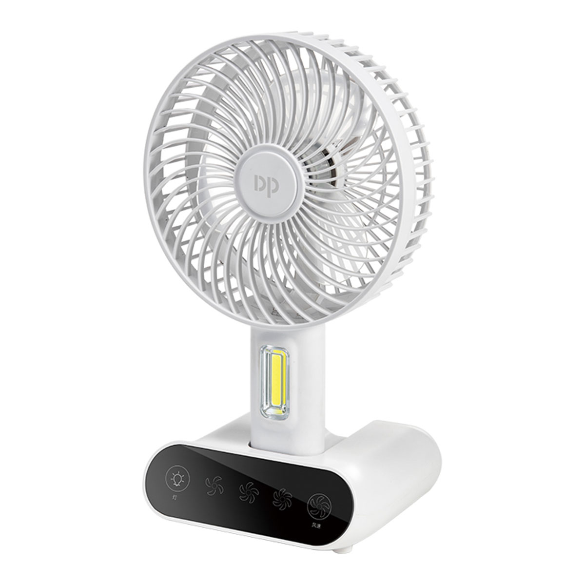 Dp Rechargeable Table Fan With Light