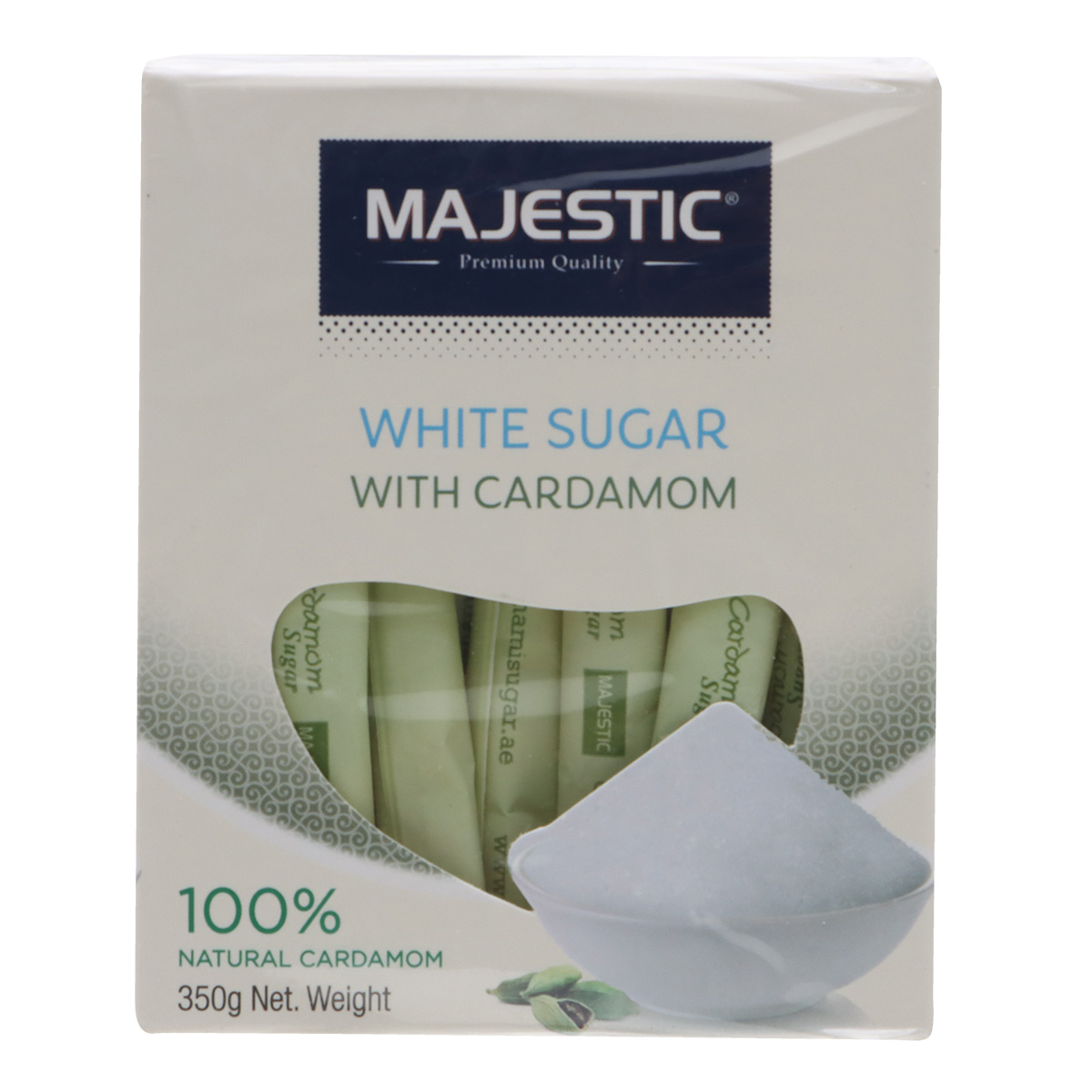 Majestic White Sugar with Cardamom 350g