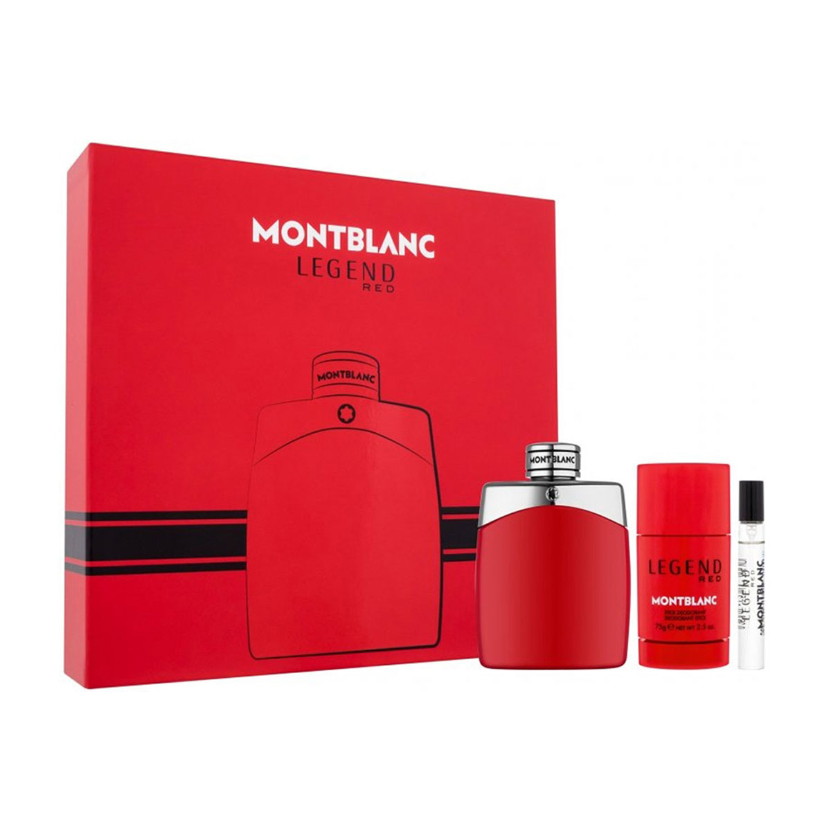 Montblanc Legend Red 3 Pieces Gift Set for Men