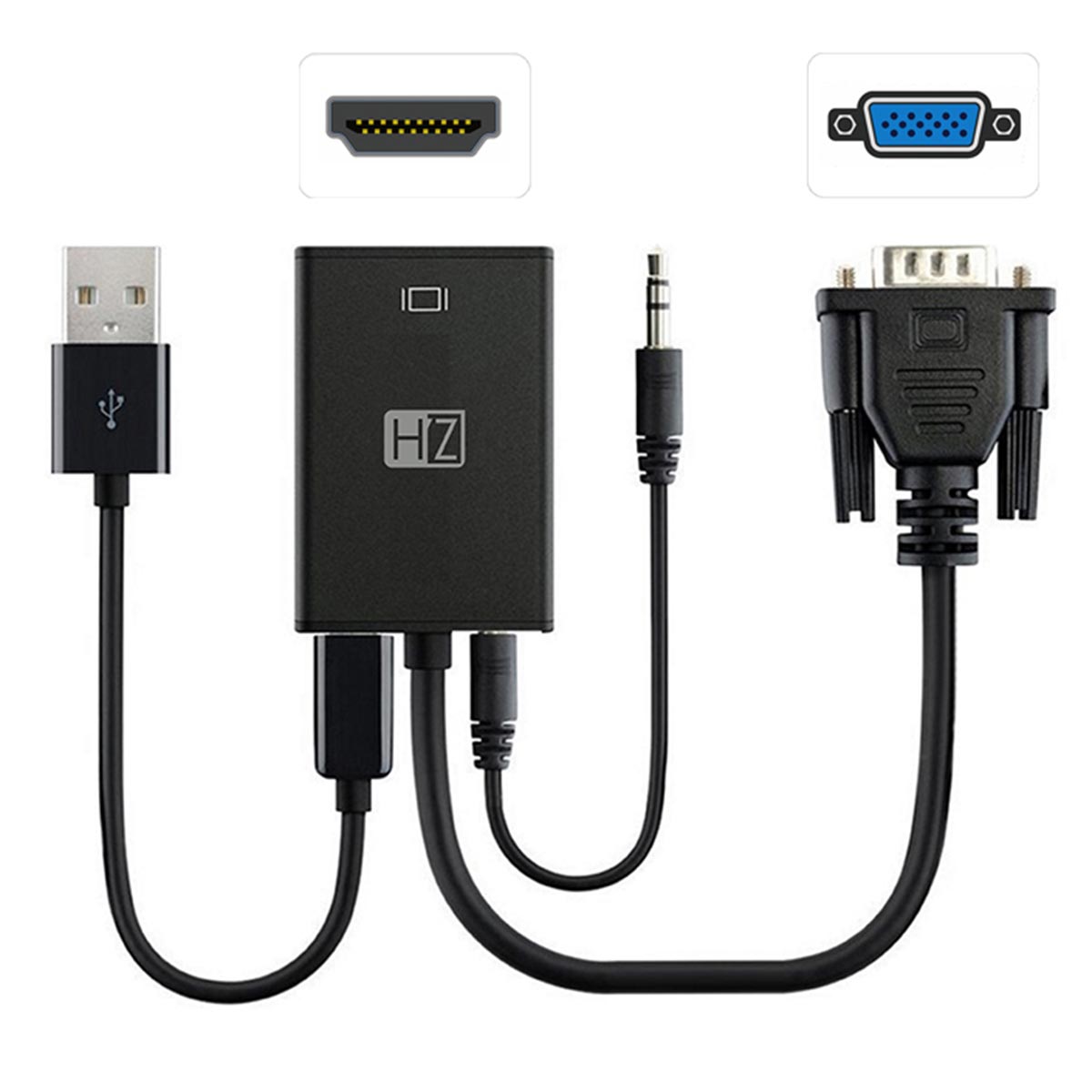 كابل HDMI USB 3 في 1 من هرتز - ZT21