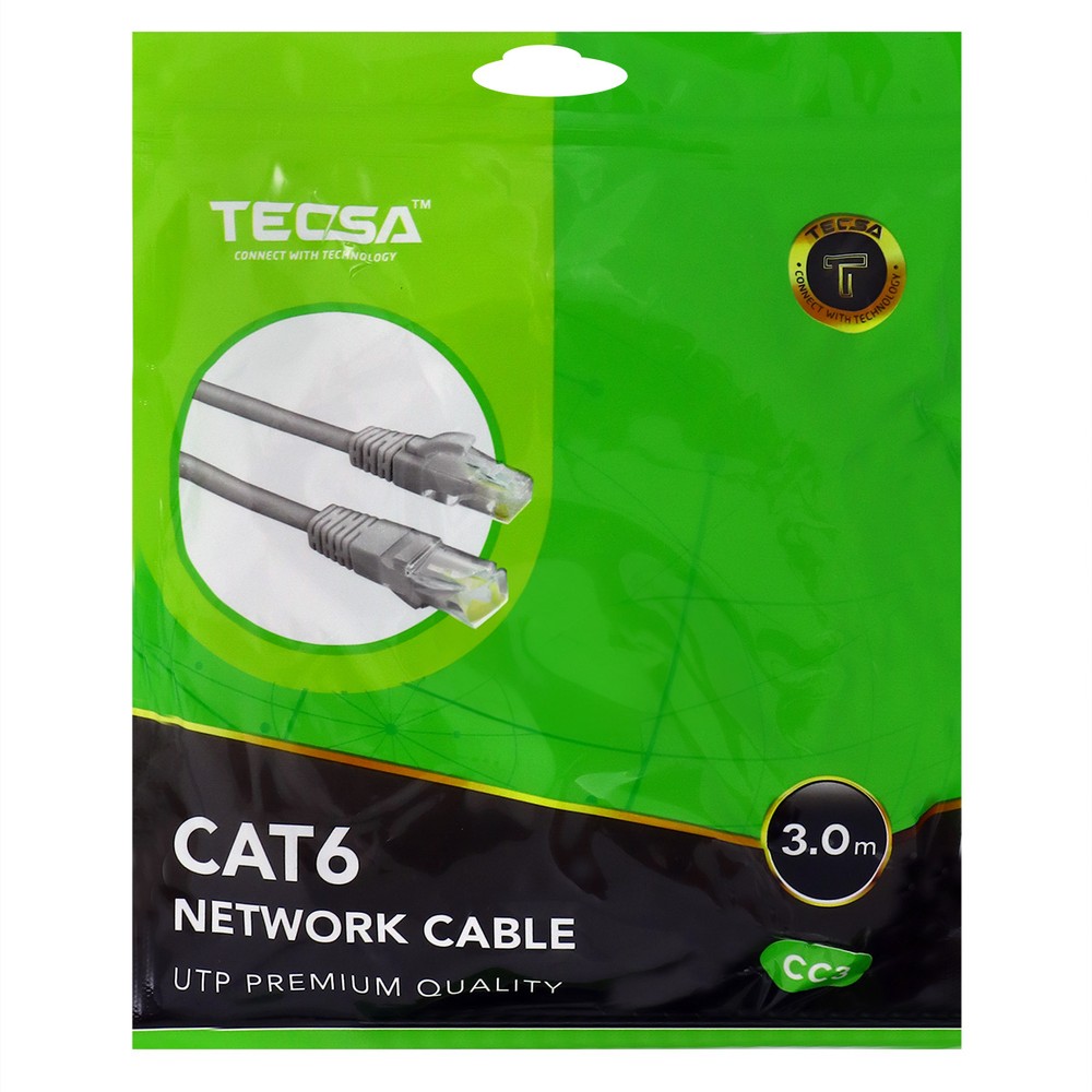 كابل شبكة Cat 6 بطول 3 أمتار