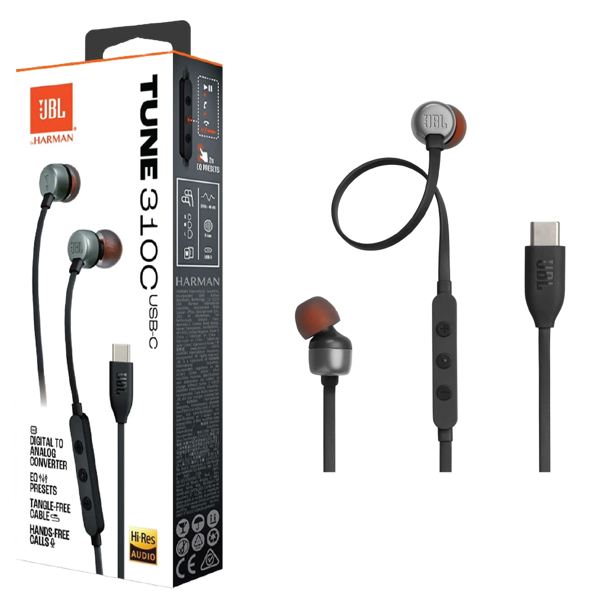 Jbl Tune 310C Earphones Usb-C Type
