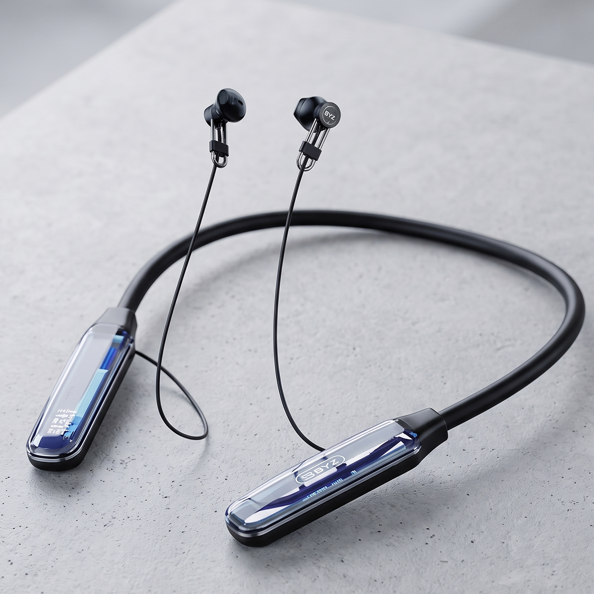 BYZ Neck Hanging Wireless Earphones B77
