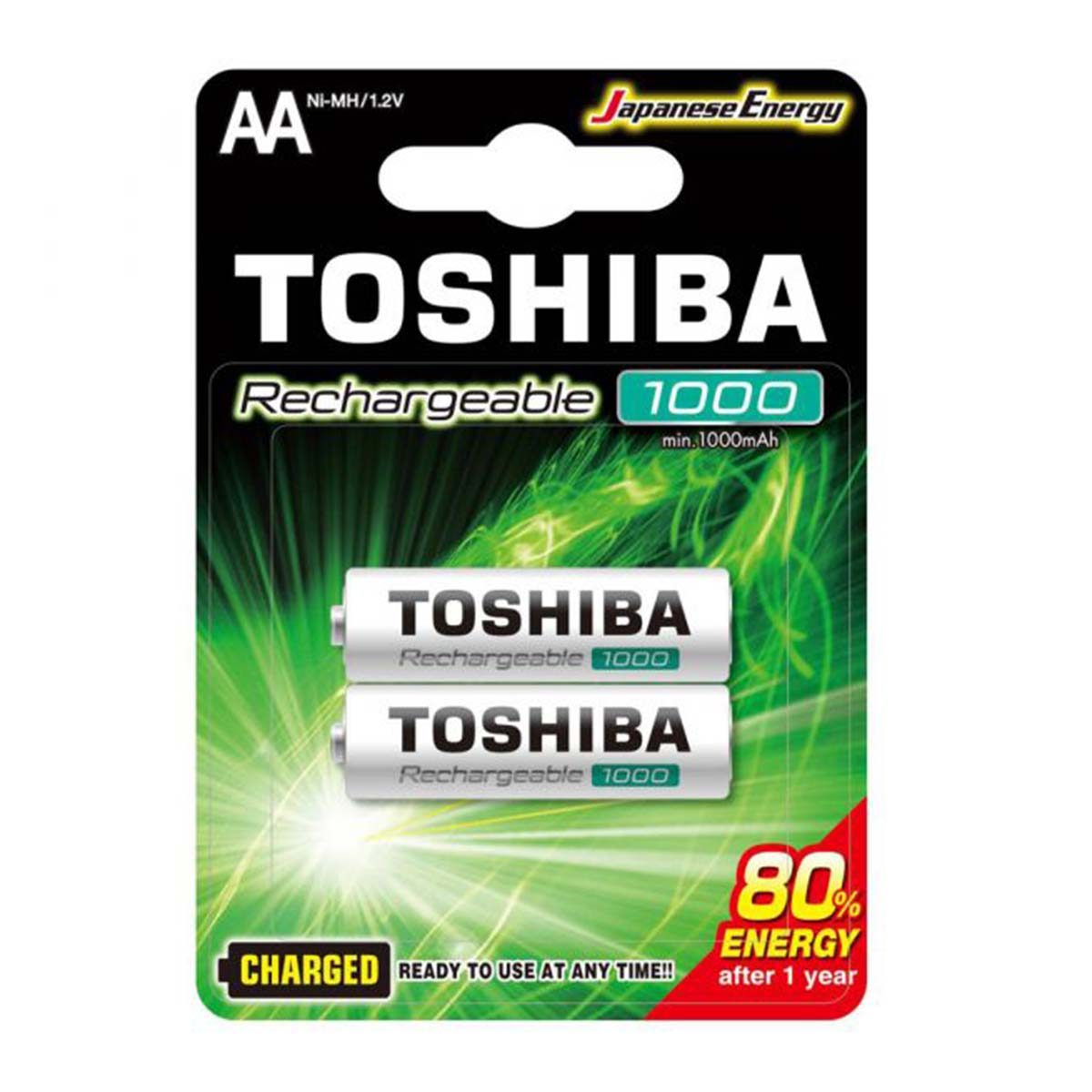 Toshiba Aa 1000Mah Rechargeble