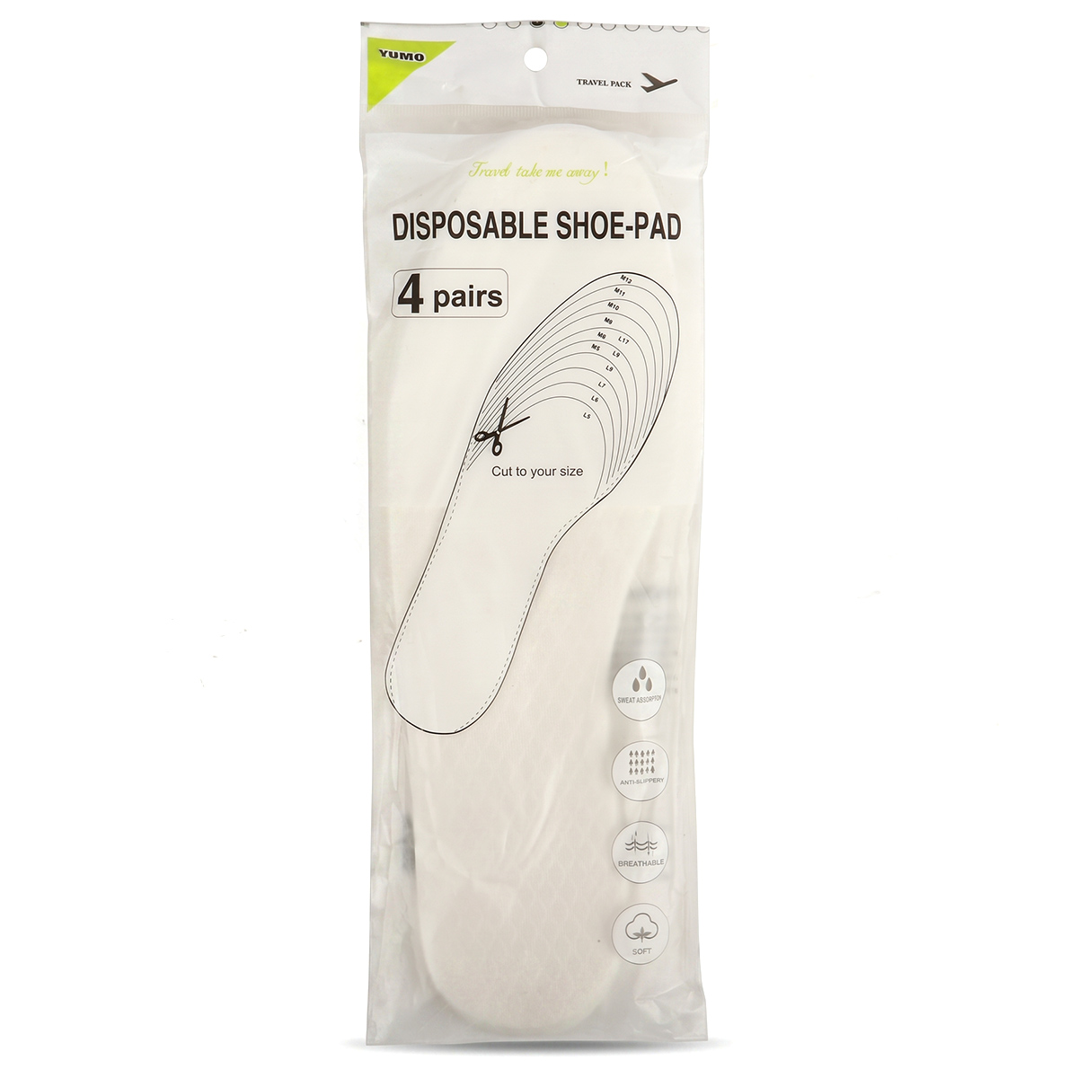 Yumo Disposable Shoe Pad 4 Pairs