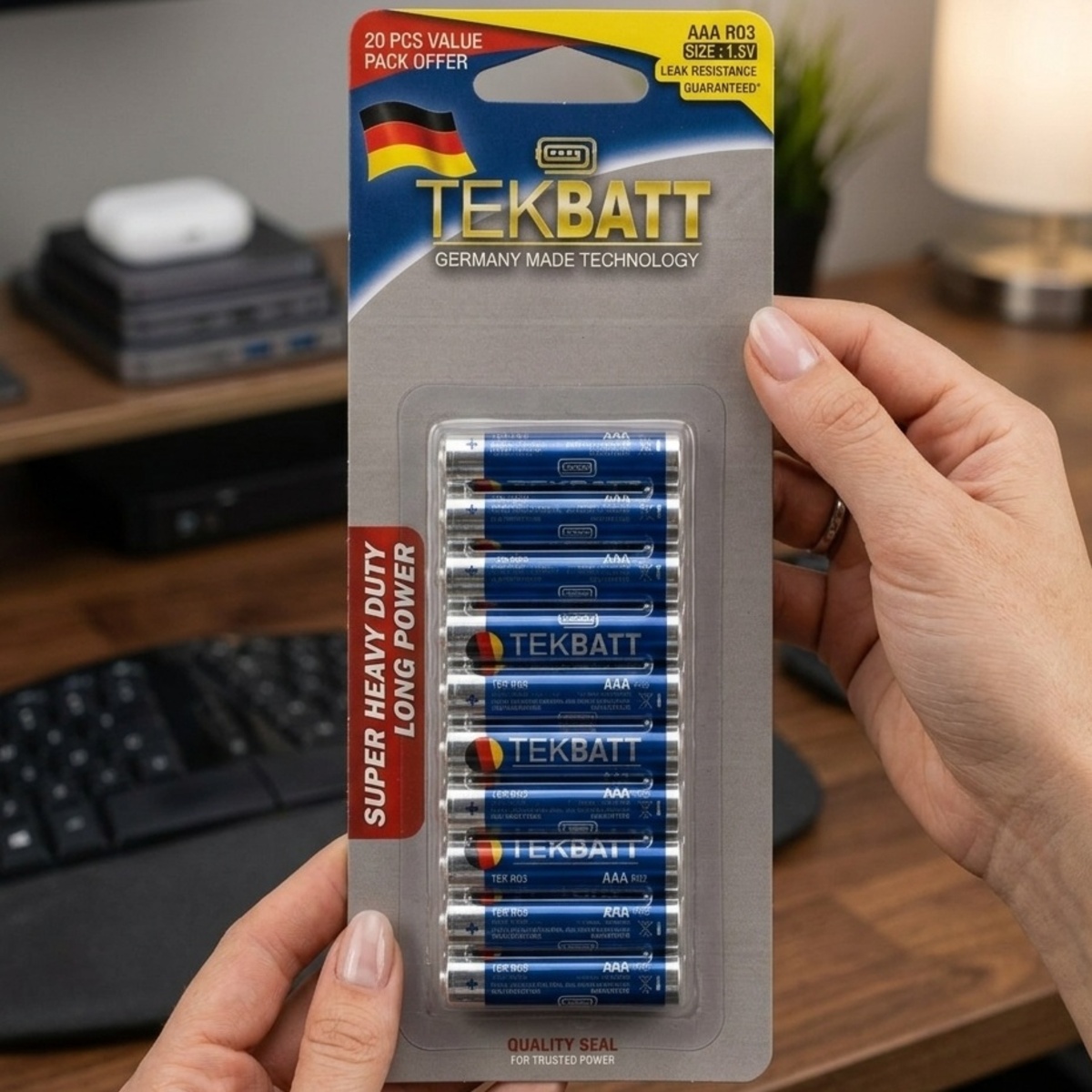 Tekbatt AA Batteries 20 Pieces
