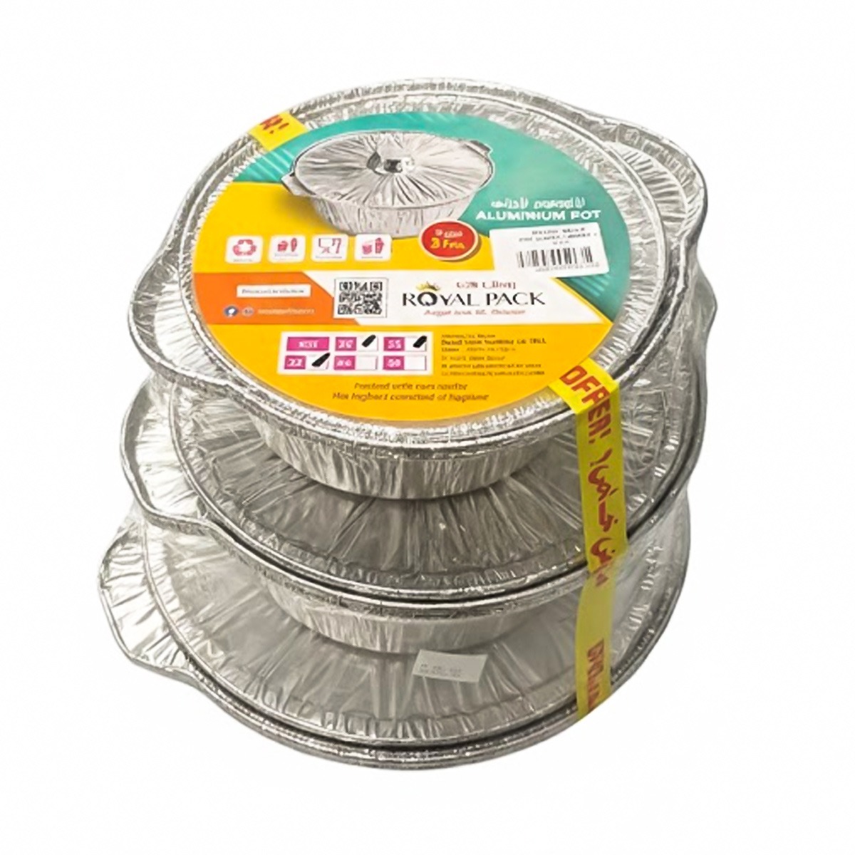 Aluminum Pot 9 Pieces