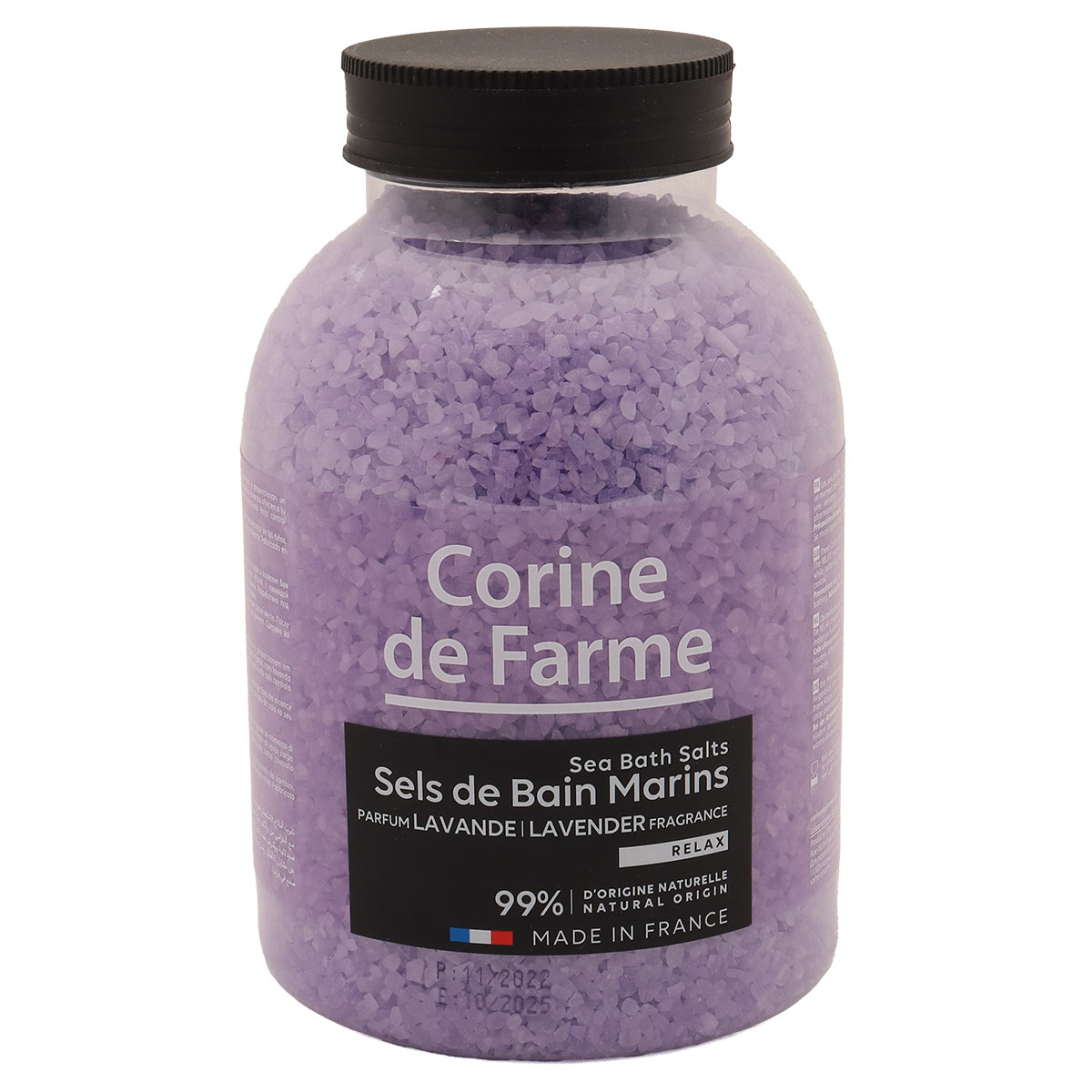 Corine De Farme Bath Sea Salt Lavender 1.3Kg