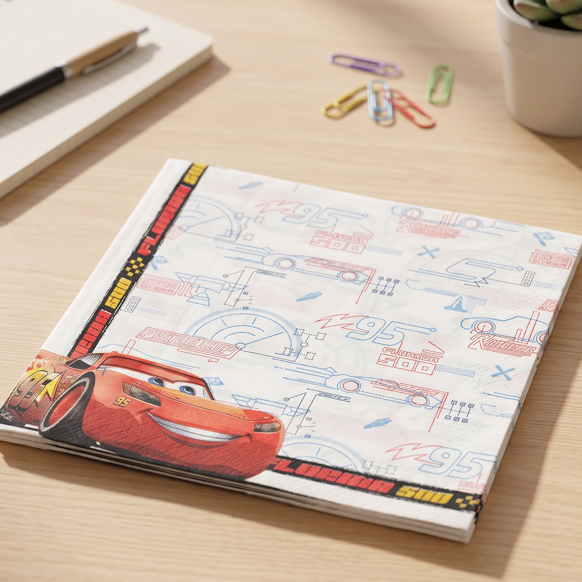 Cartoon Car Printed Party