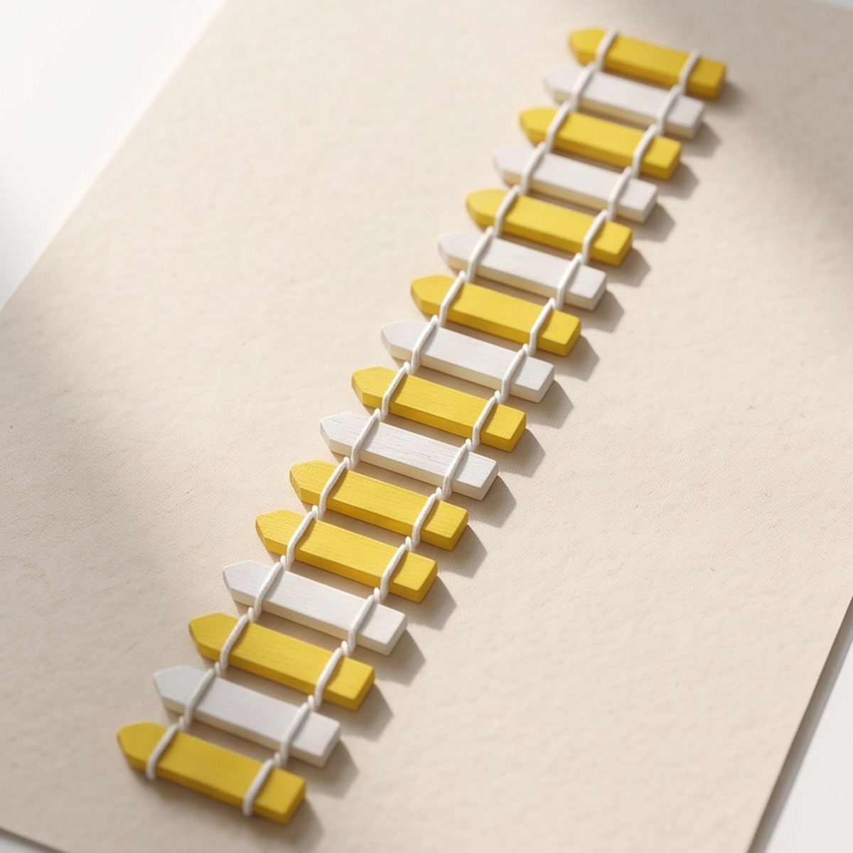 Craft Stick Fence Decoration Toy