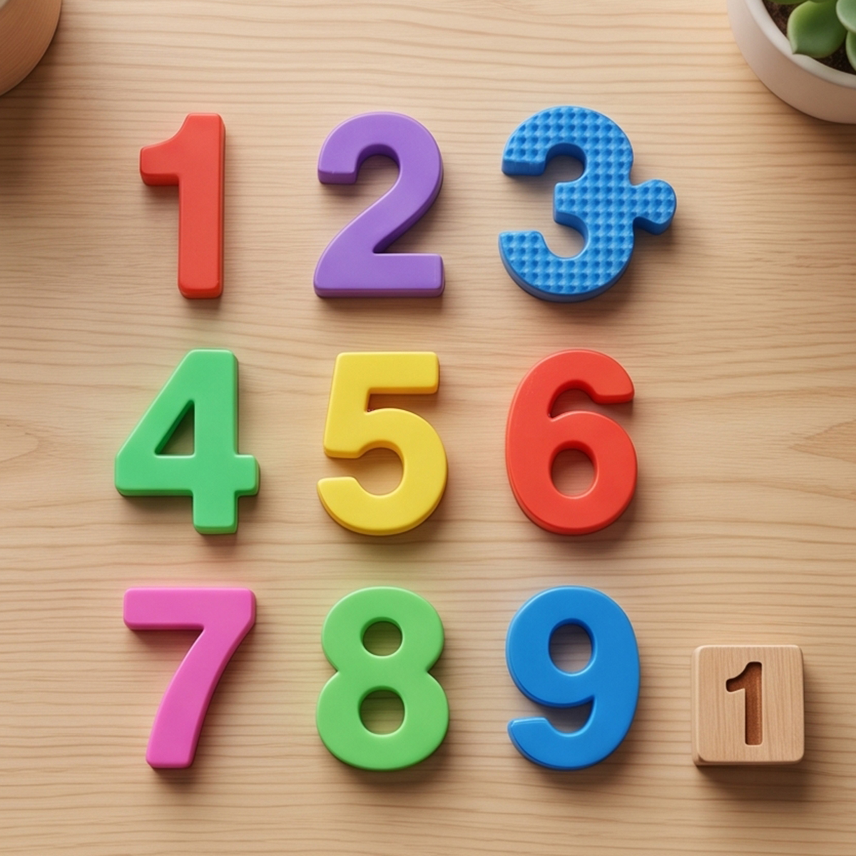 English Numbers Magnet