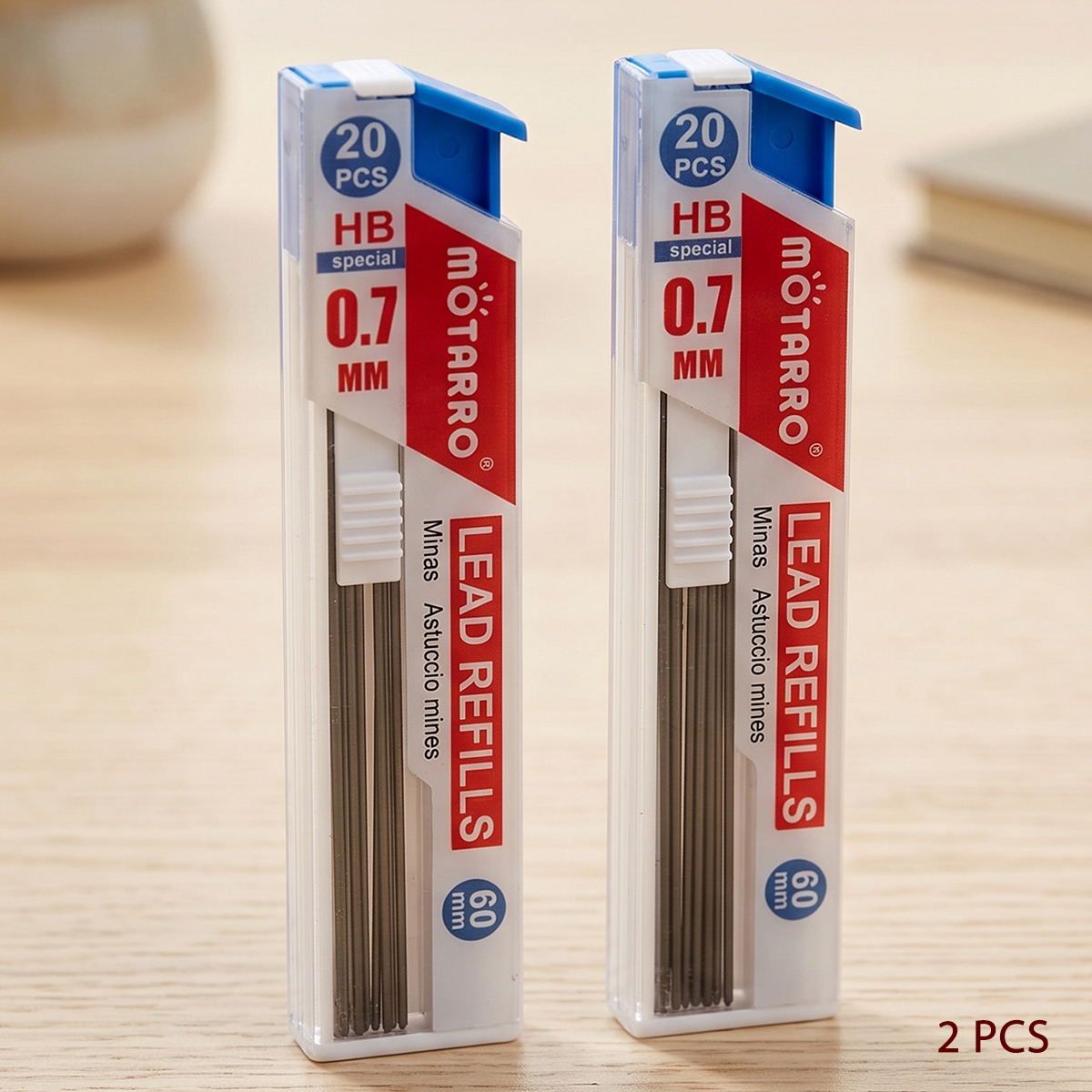 Motarro Mechanical Pencil Lead 0.7 x 60mm 2 Pack