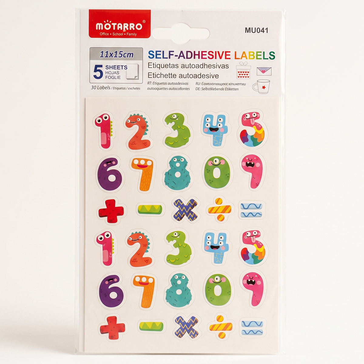 Motarro Self-Adhesive Stickers