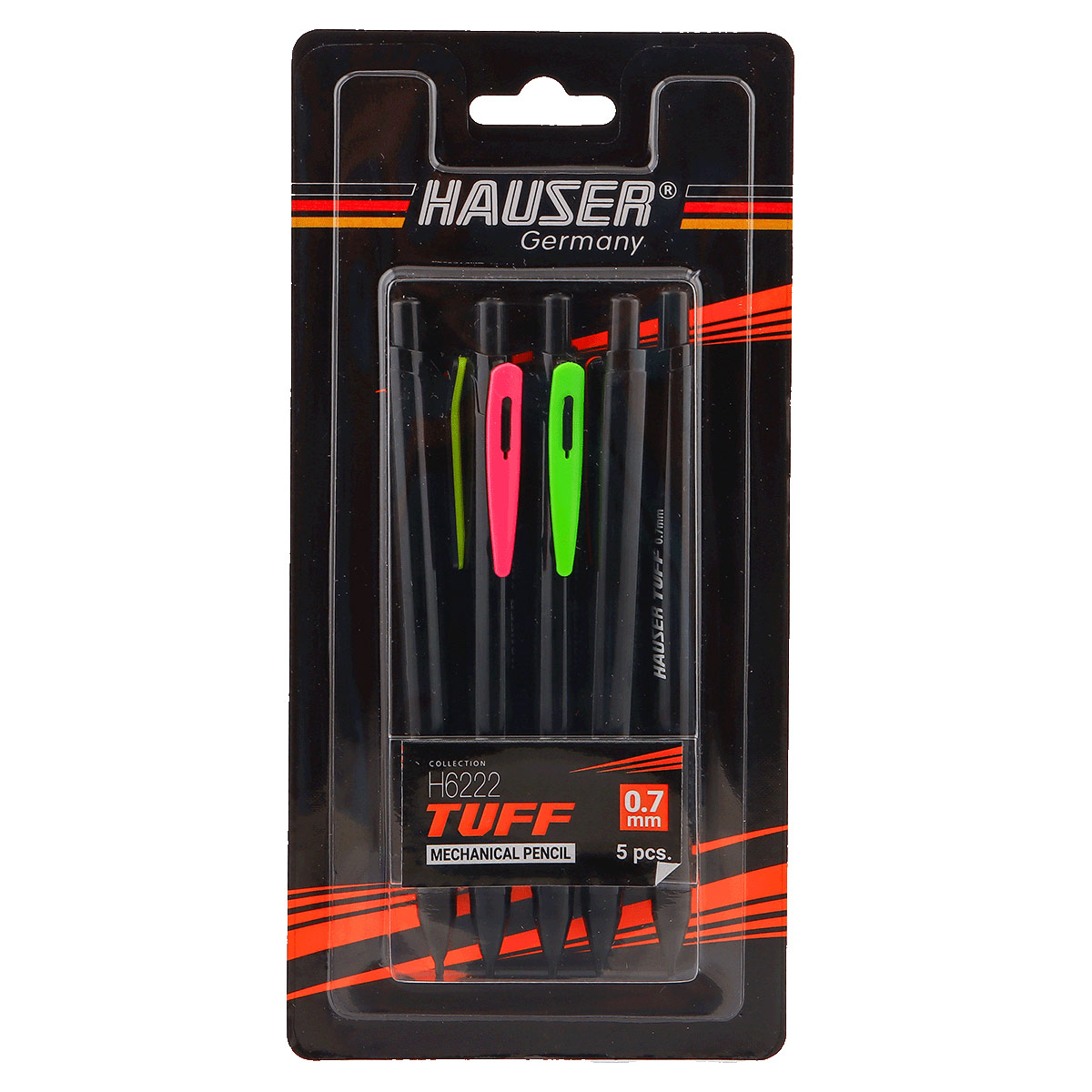 Hauser Germany Tuff Mechanical Pencil 5 Pieces