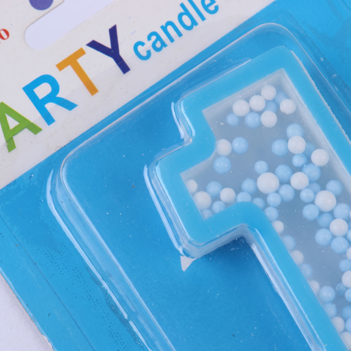 Italo Party Candle Number 1 Blue