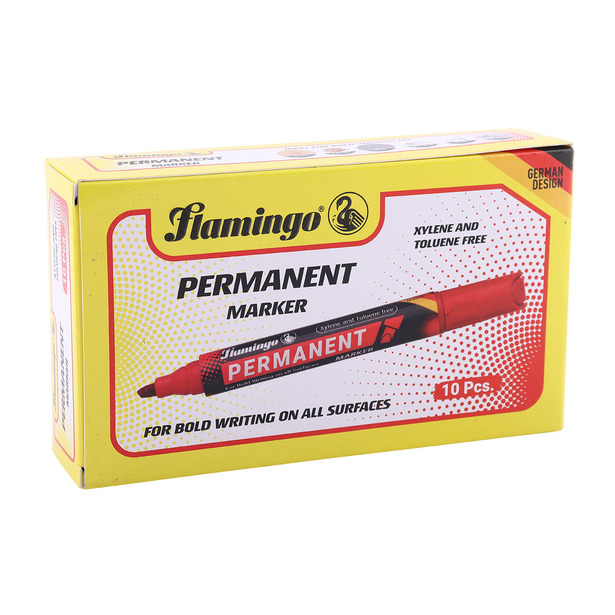 Flamingo Permanent Marker Red