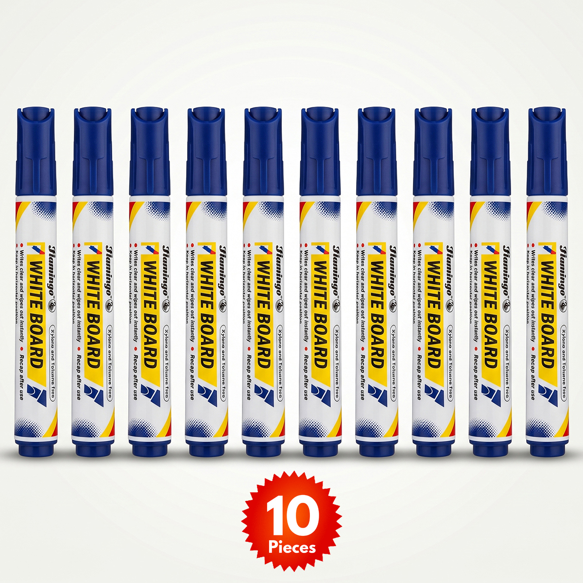 White Board Marker Blue 10 Pieces