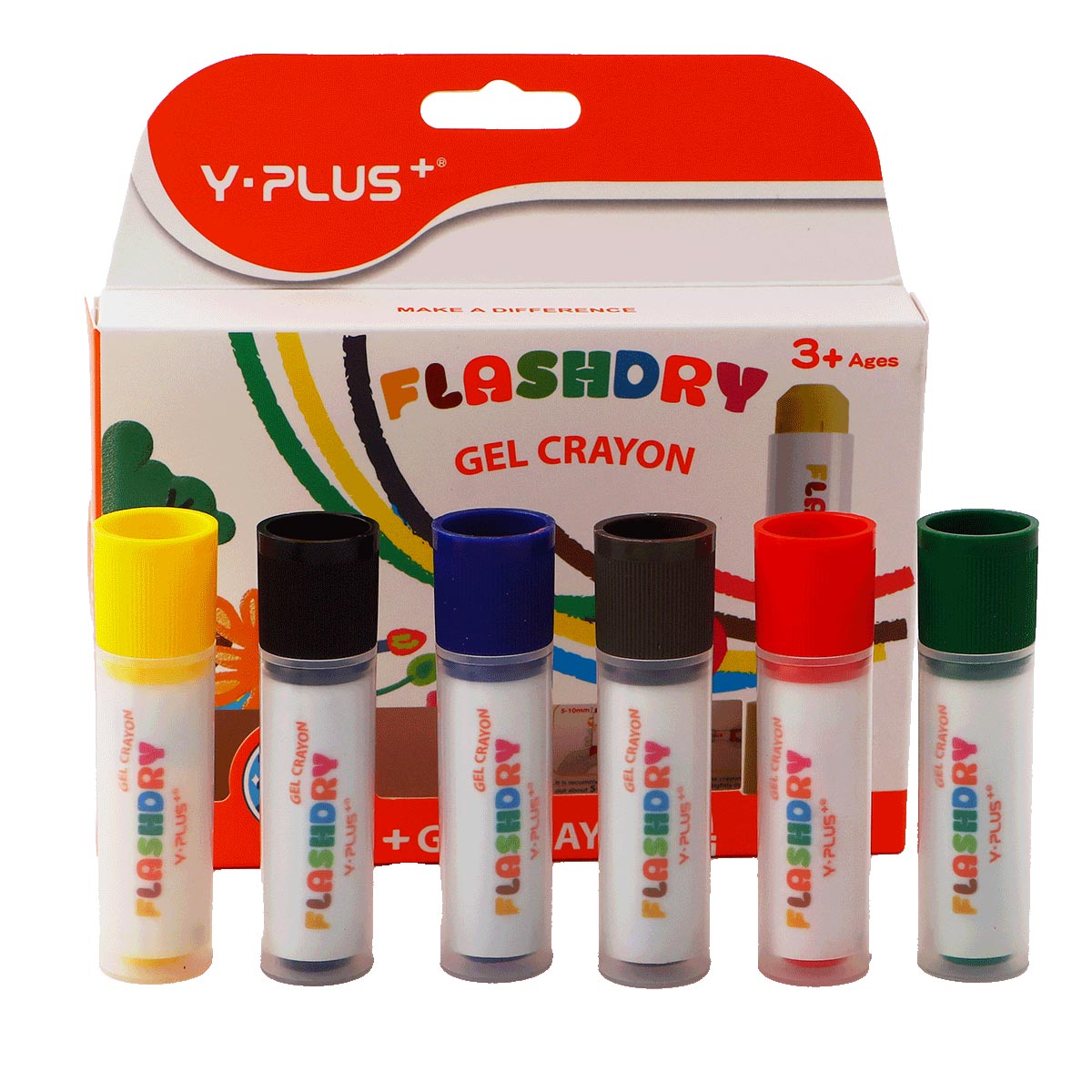 Y-Plus Flashdry Gel Crayon