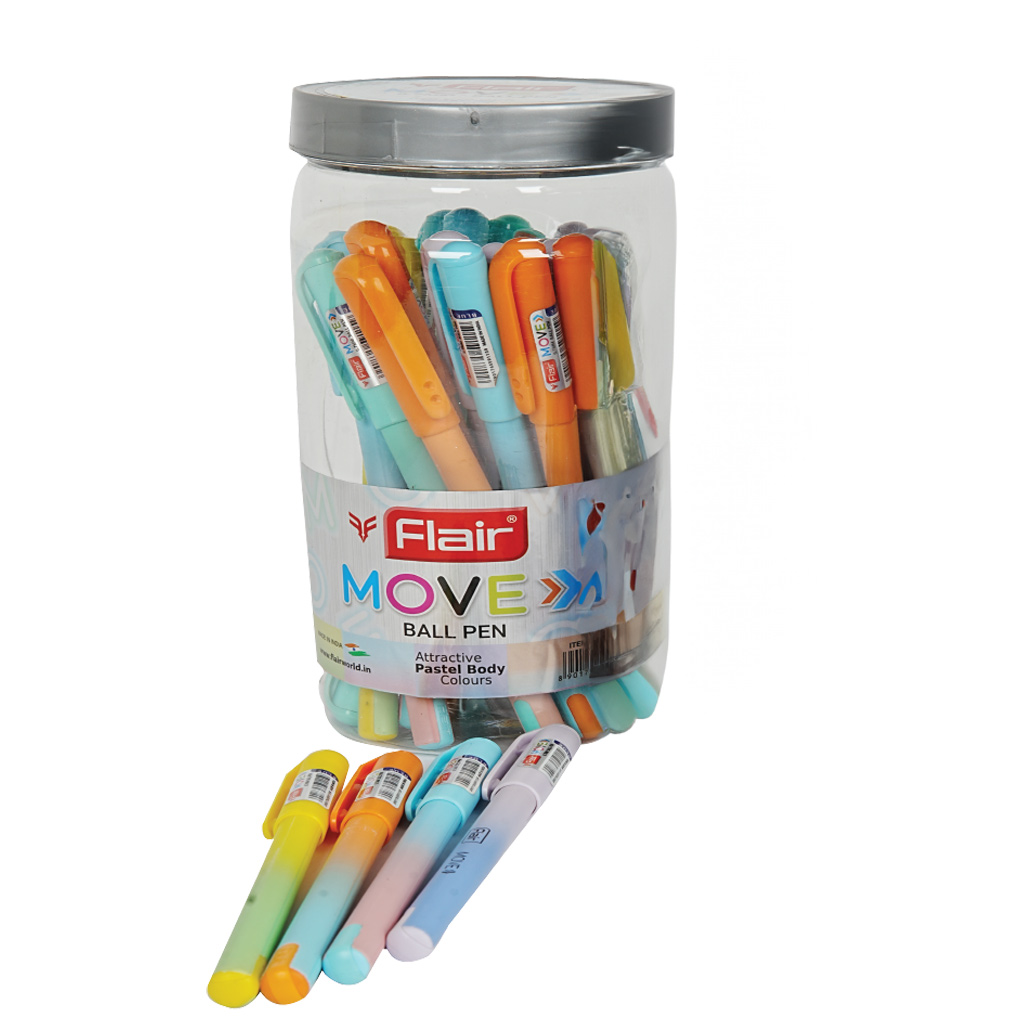 Flair Move Ball Pen (24 Pieces Jar)