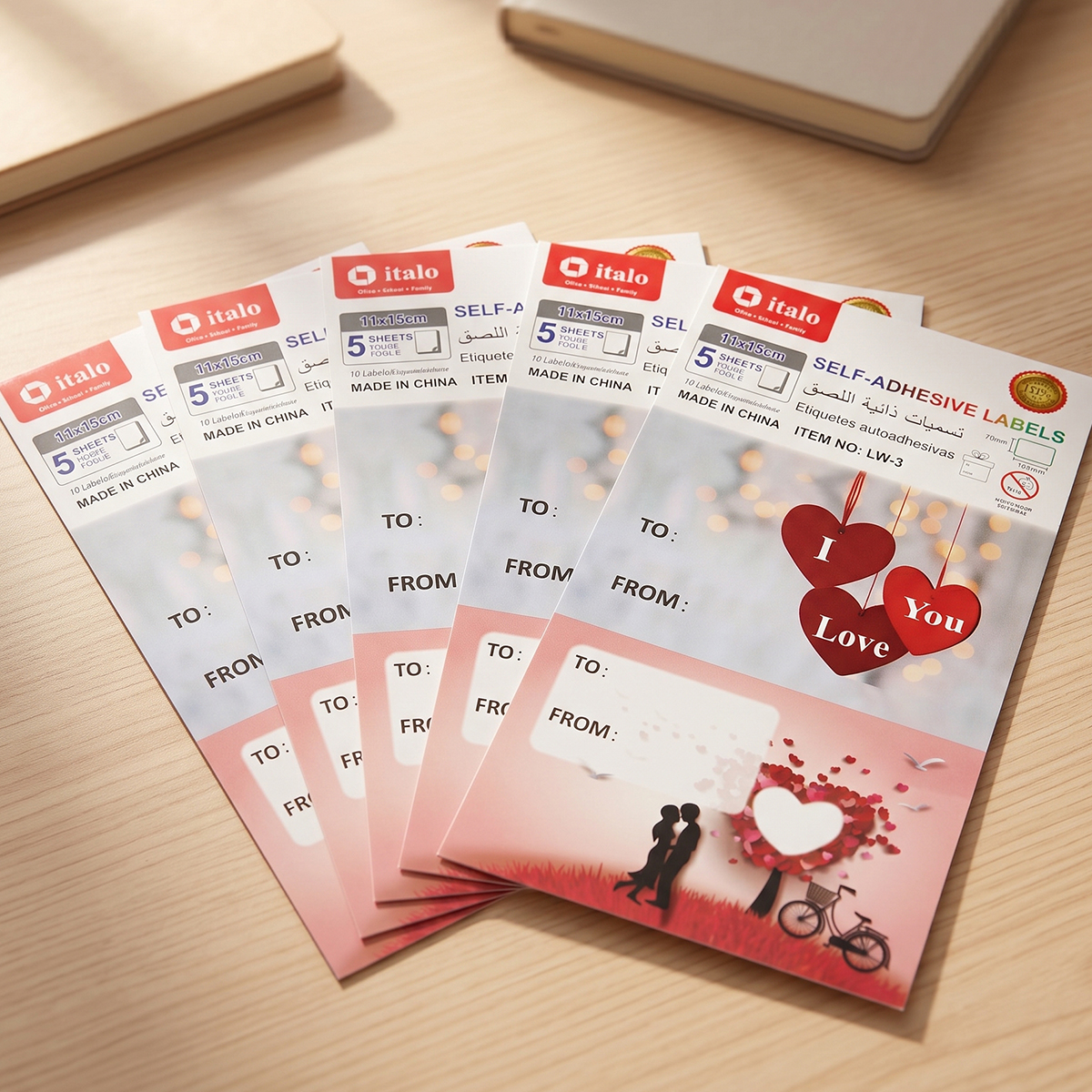 Italo Self Adhesive Labels 11x15cm