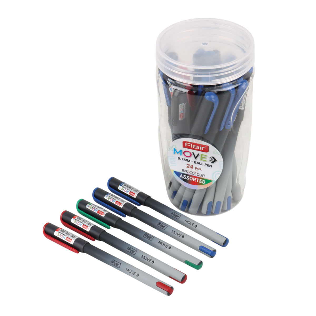 Flair Move Ball Pen 24 Pieces