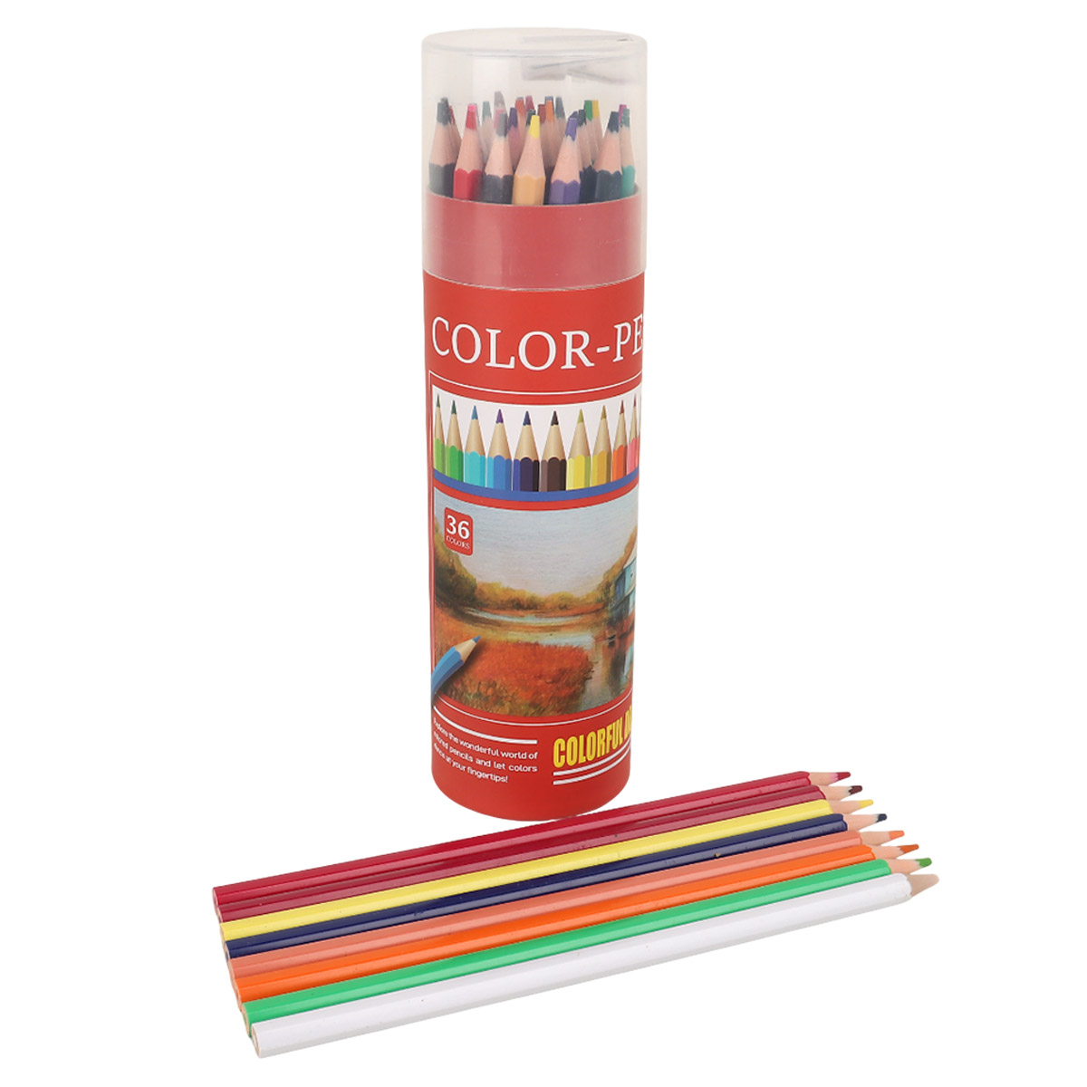 Colour Pencil 36 Pieces Jar