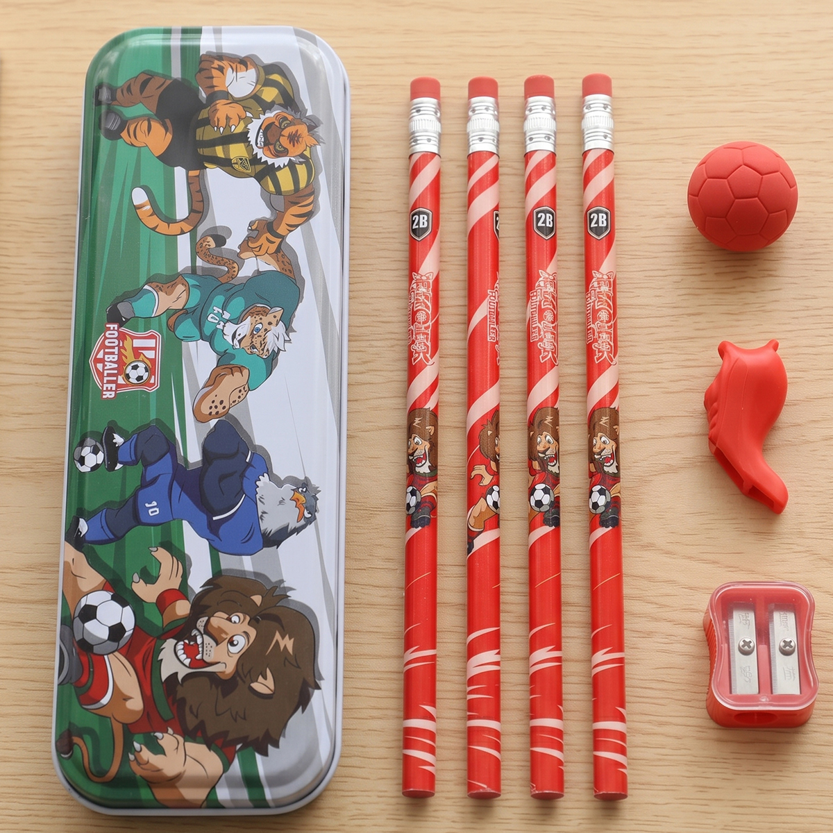 Tigers Soccer Team Themed Stationery Set