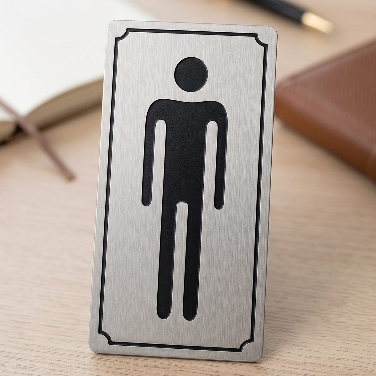Restroom Sign Sticker Men