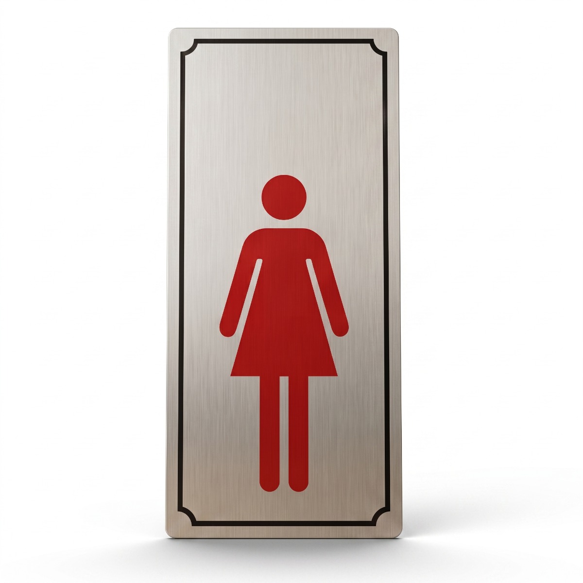 Restroom Sign with Female Symbol